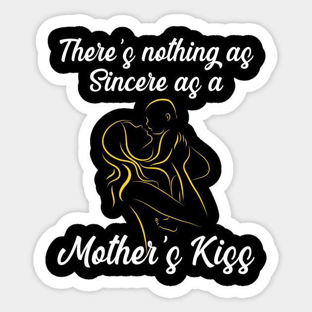 There’s nothing as sincere as a mother’s kiss, gift in mother's day Sticker by Parrot Designs